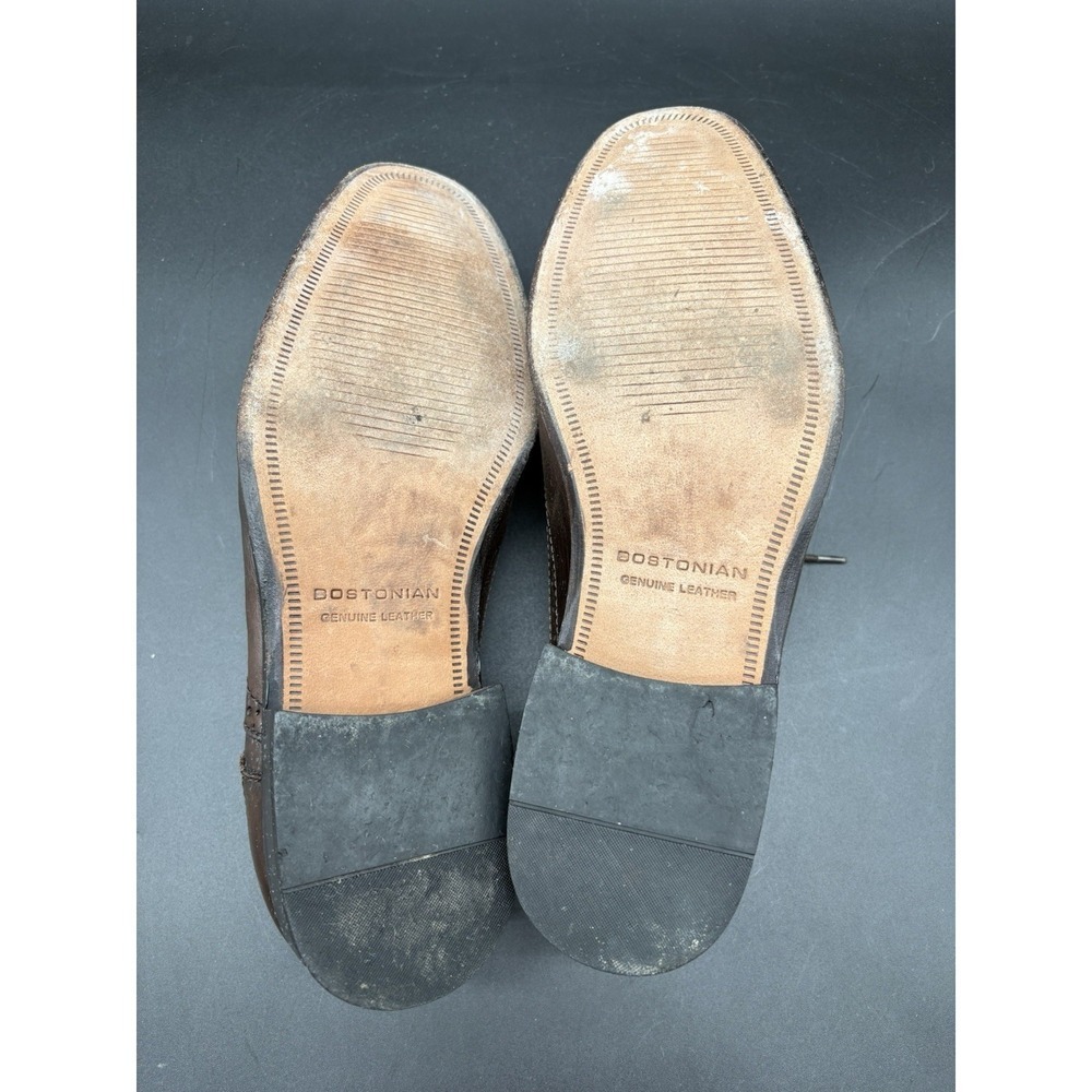 Bostonian Brown Leather Wingtip Oxford Dress Shoes Mens 9W Vintage - Picture 13 of 15